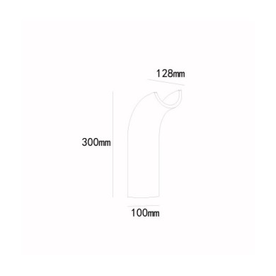 CORRE - Γύψινο Επιτοίχιο Φωτιστικό - Απλίκα σε Λευκό Χρώμα